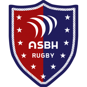 Autocollant Rugby ASBH Association sportive de Béziers Hérault