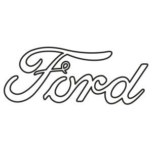 Sticker Ford Logo Ajouré